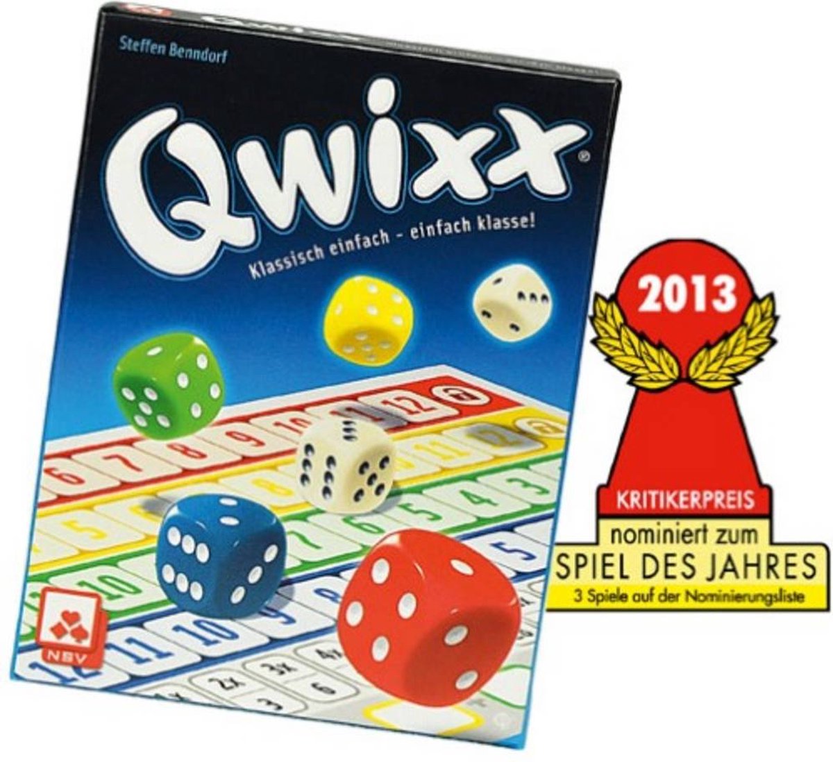 NSV qwixx qwixx - klassisch einfach - einfach klasse! 8819908015 - duitstalig