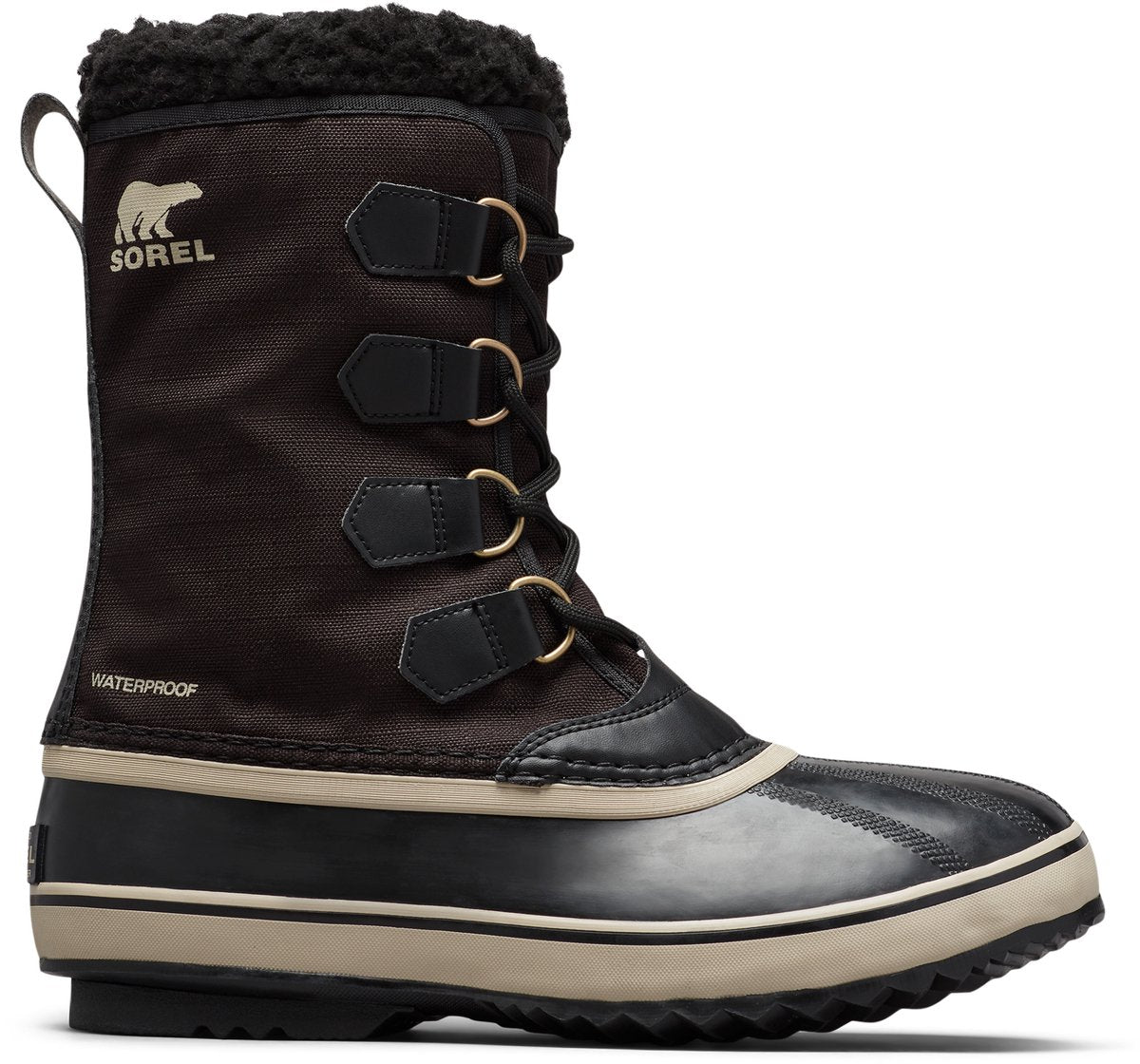 Sorel 1964 pac™ nylon wp men's snowboots - black, ancient fossil - maat 47