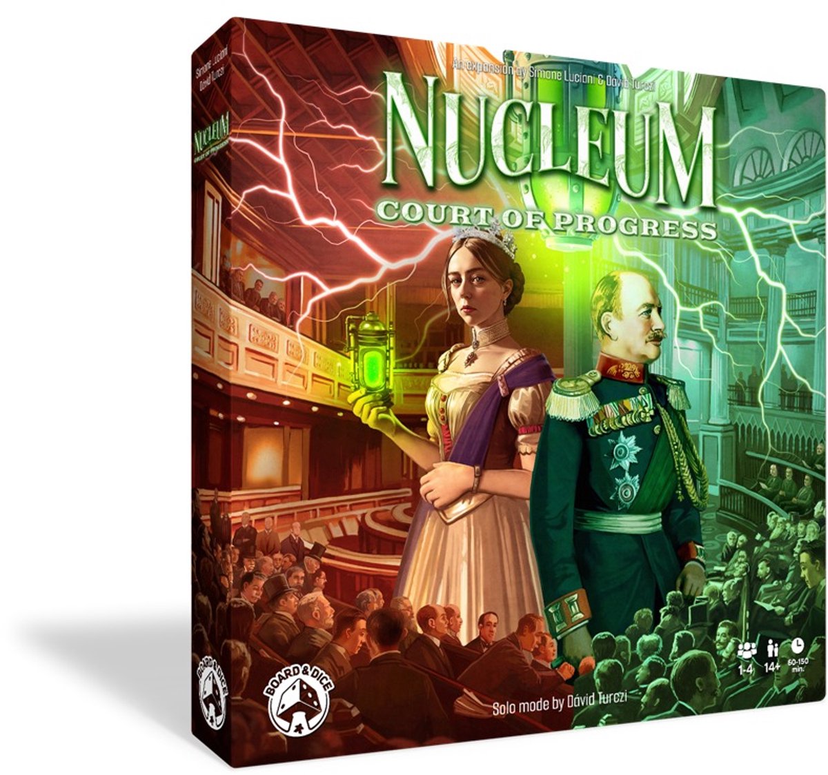 Board Dice Nucleum: court of progress uitbreiding (eng)