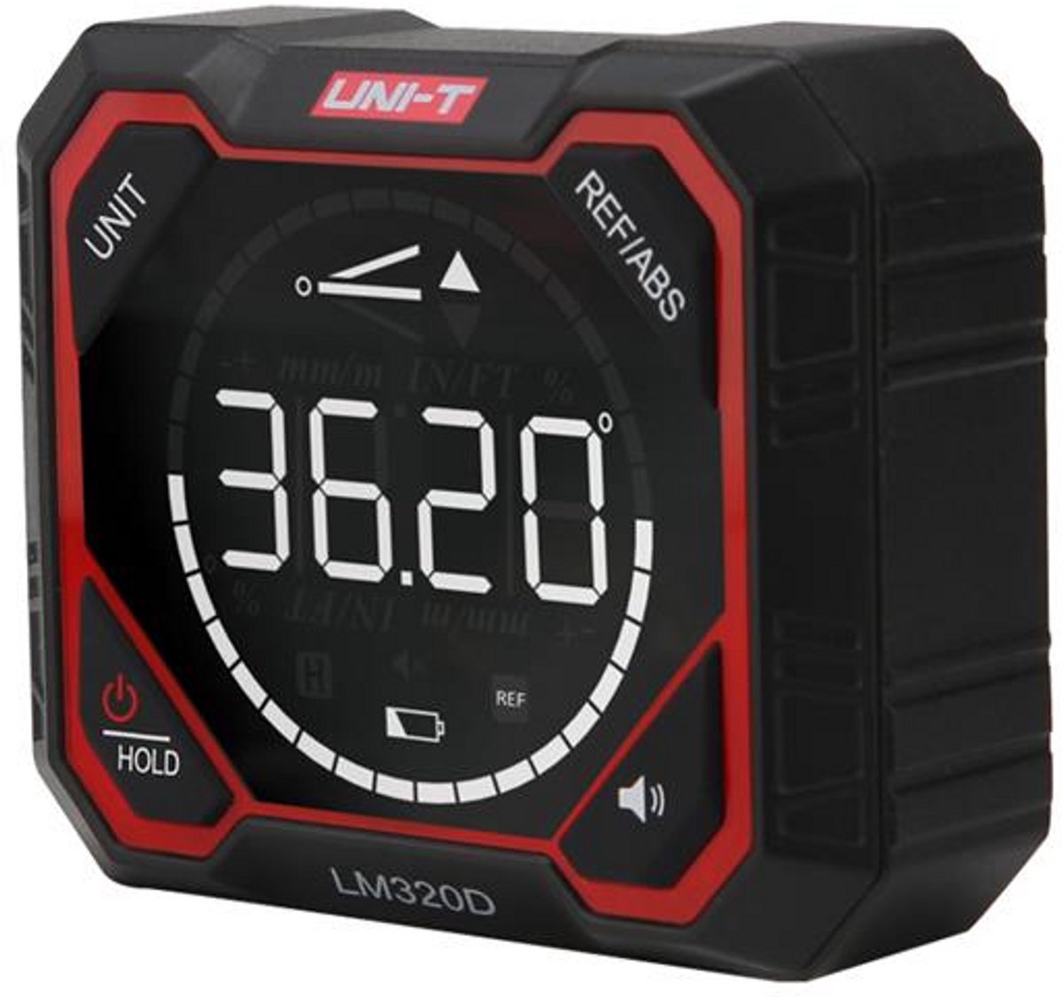 Merkloos Sans Marque Uni-t lm320d digitale hellingmeter – compact, precis en gebruiksvriendelijk