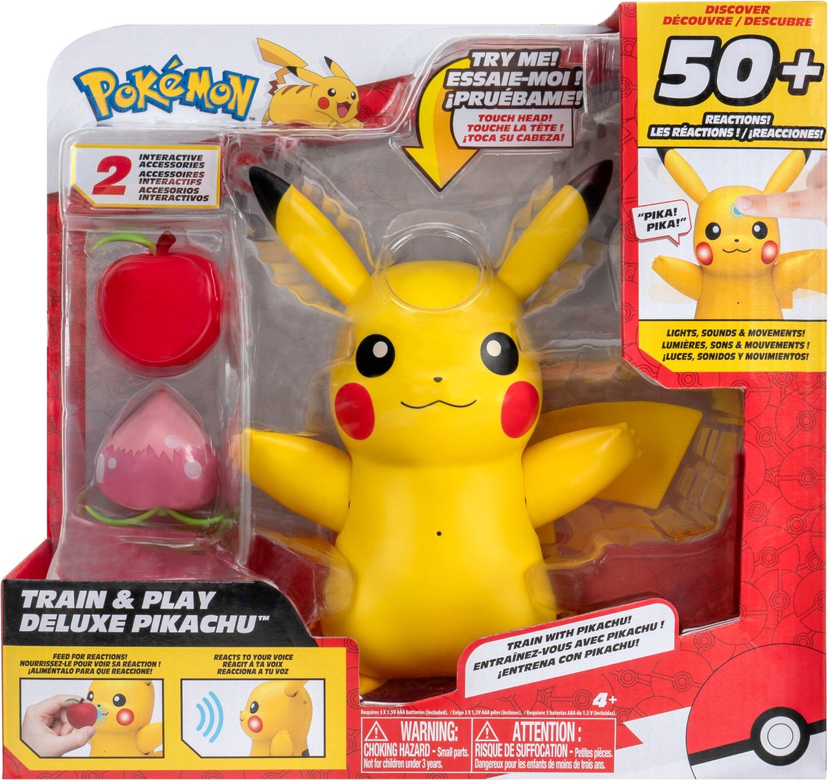 Jazwares Pokémon - deluxe train play pikachu speelset