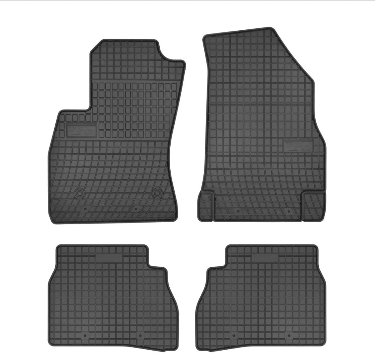 Frogum Rubbermatten fiat doblo 2010-heden (past in 5-persoons versie) -