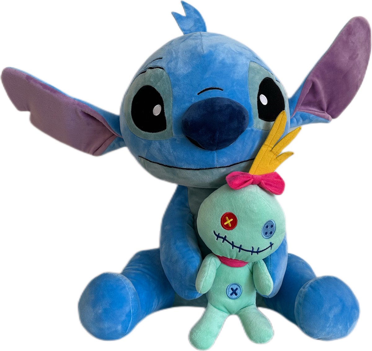Simba Toys Plush - Disney Disney - lilo stitch - stitch met scrump - 50cm - knuffel - pluche
