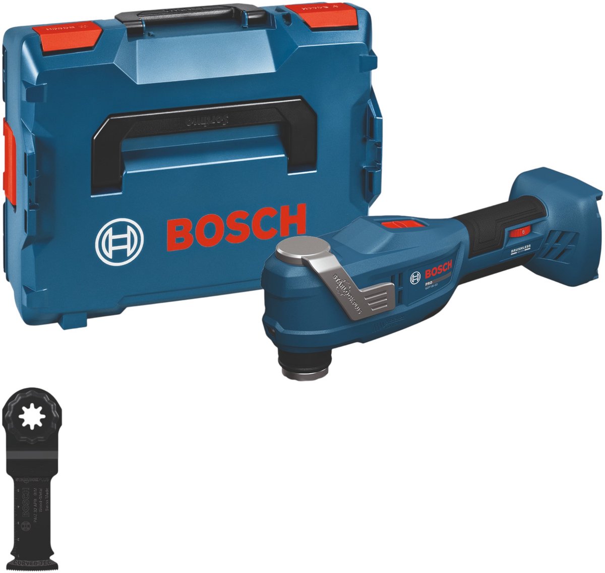 Bosch professional pro gop 18v-30 accu multitool 18v basic body in l-boxx - 06018g3001