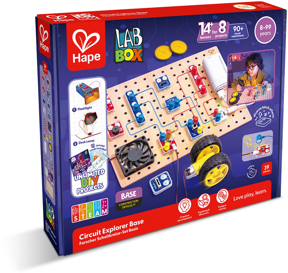 Hape Labbox circuit explorer base - - vanaf 8 jaar