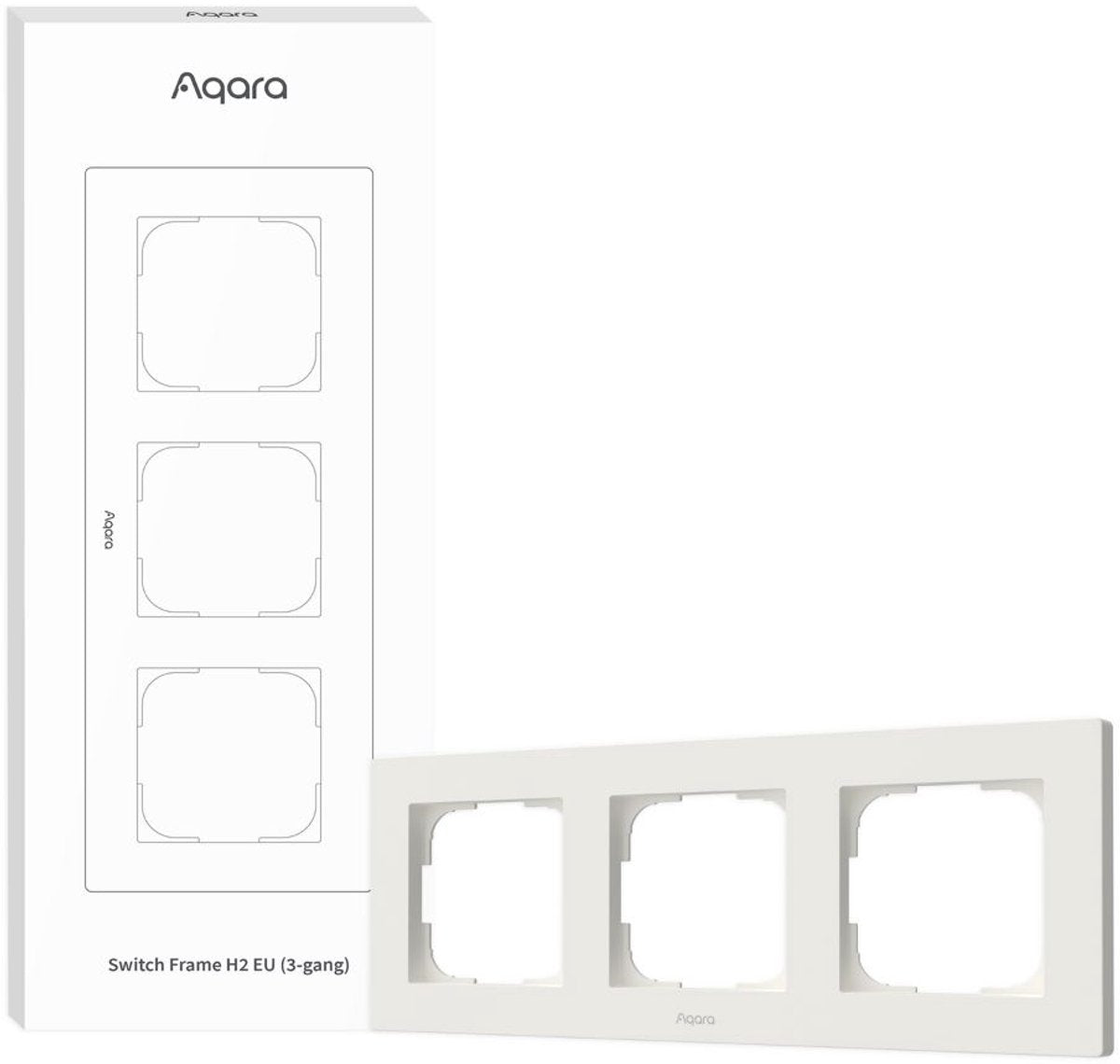 AQara switch frame h2 eu 3-gang (white)