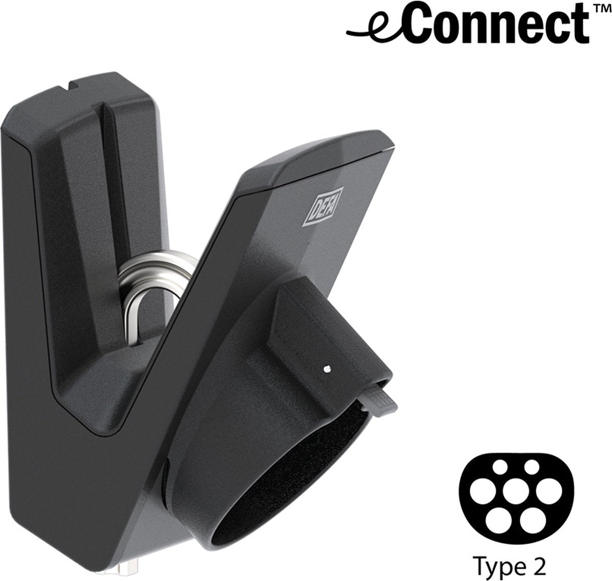 DEFA AS Defa laadkabel houder 712268 | econnect™ docking station type 2 - antidiefstal
