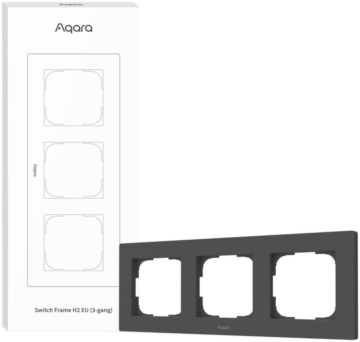 AQara switch frame h2 eu 3-gang (grey)