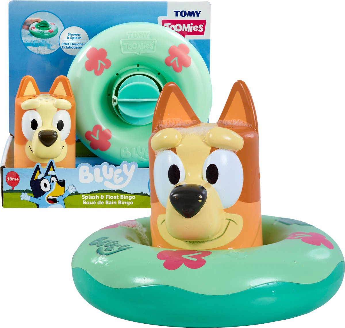 Tomy Bluey - spat drijf bingo - badspeelgoed