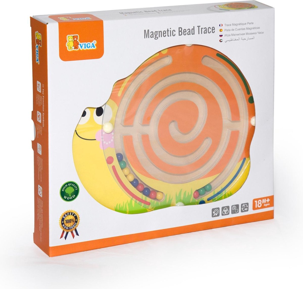 Vigatoys Magnetisch doolhof - slak