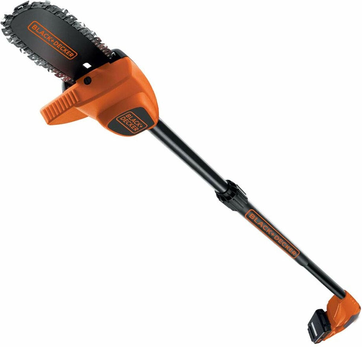 BLACK+DECKER lichtgewicht lithium takkenzaag 18v. 2.0ah. 20cm zwaardlengte. autonomie: 100x3.5cm - gpc1820l20-qw