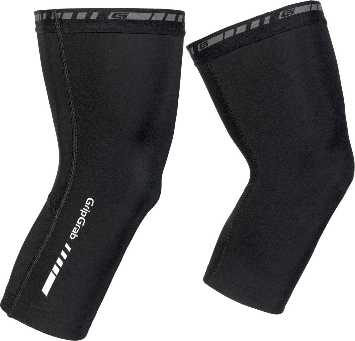 GripGrab - classic thermal knee warmers lente herfst fiets kniestukken wielrennen kniewarmers - zwart - unisex - maat s