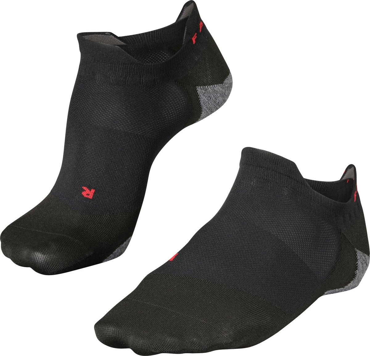 FALKE ru5 race invisible anti-blaar functioneel materiaal hardloopsokken heren zwart - maat 44-45