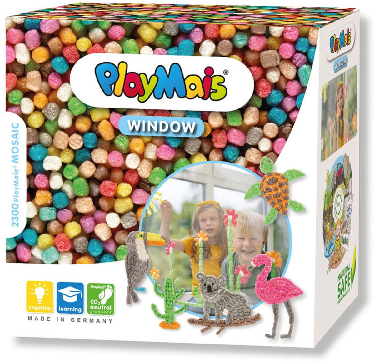 PlayMais window mosaic - dieren, 2300dlg.