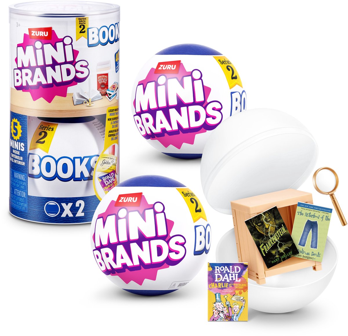 Mini Brands mini books serie 2 capsule 2 stuks van zuru