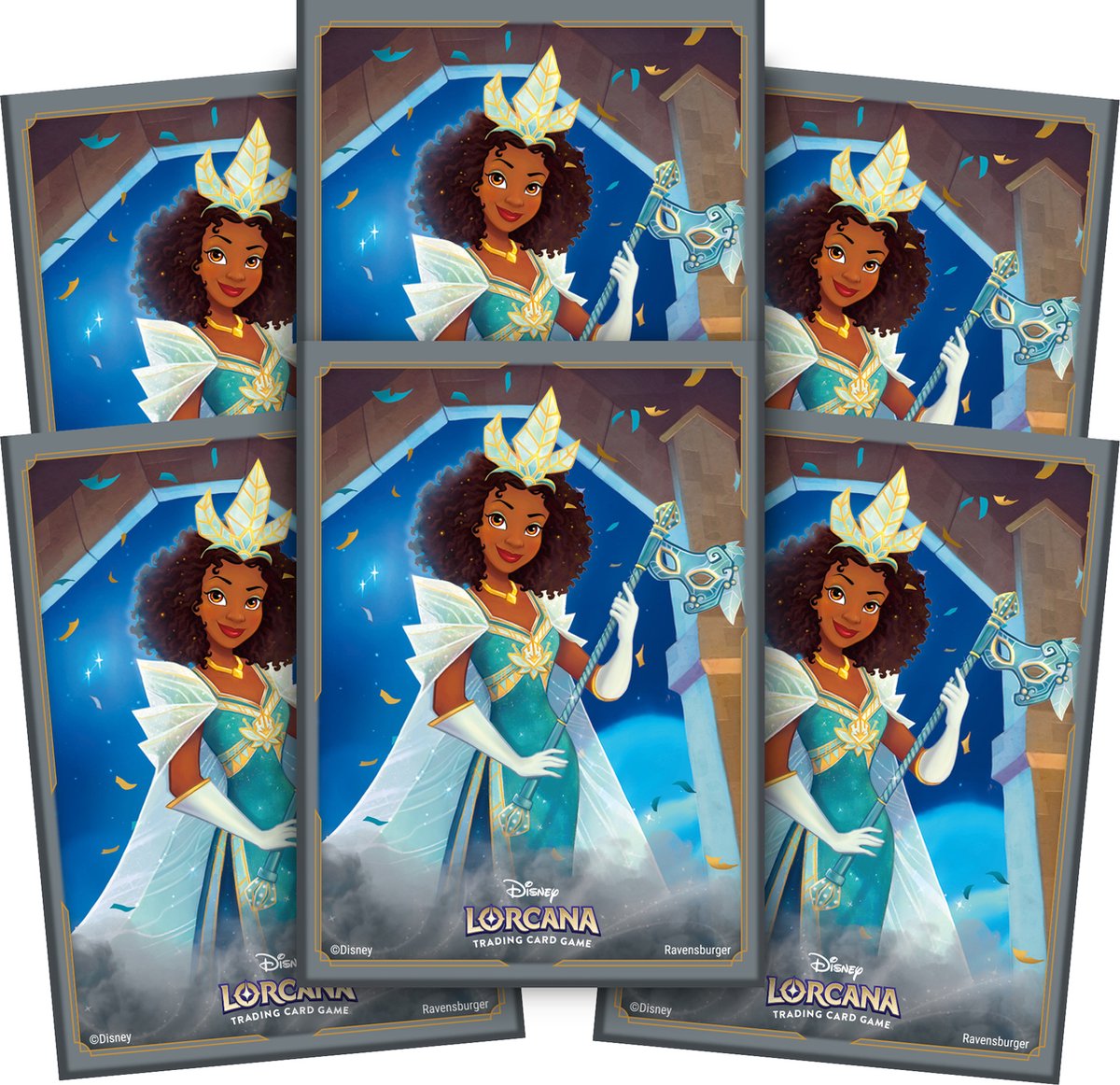 Disney Lorcana tcg - shimmering skies - tiana 65 card sleeves