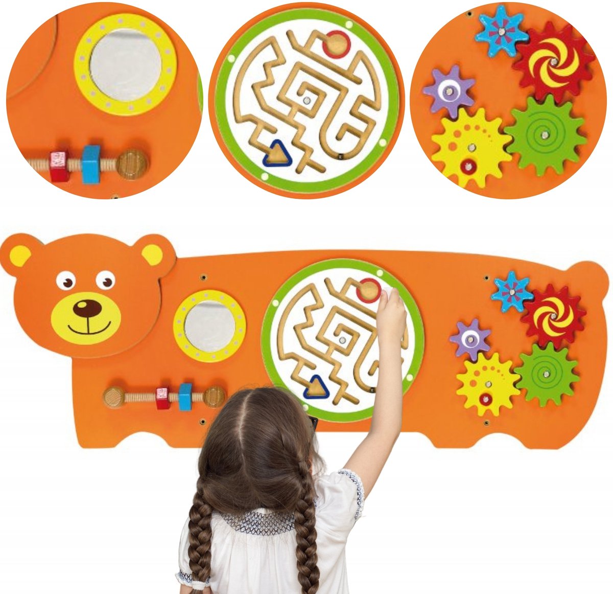 Vigatoys Viga toys - wandspeelbord beer