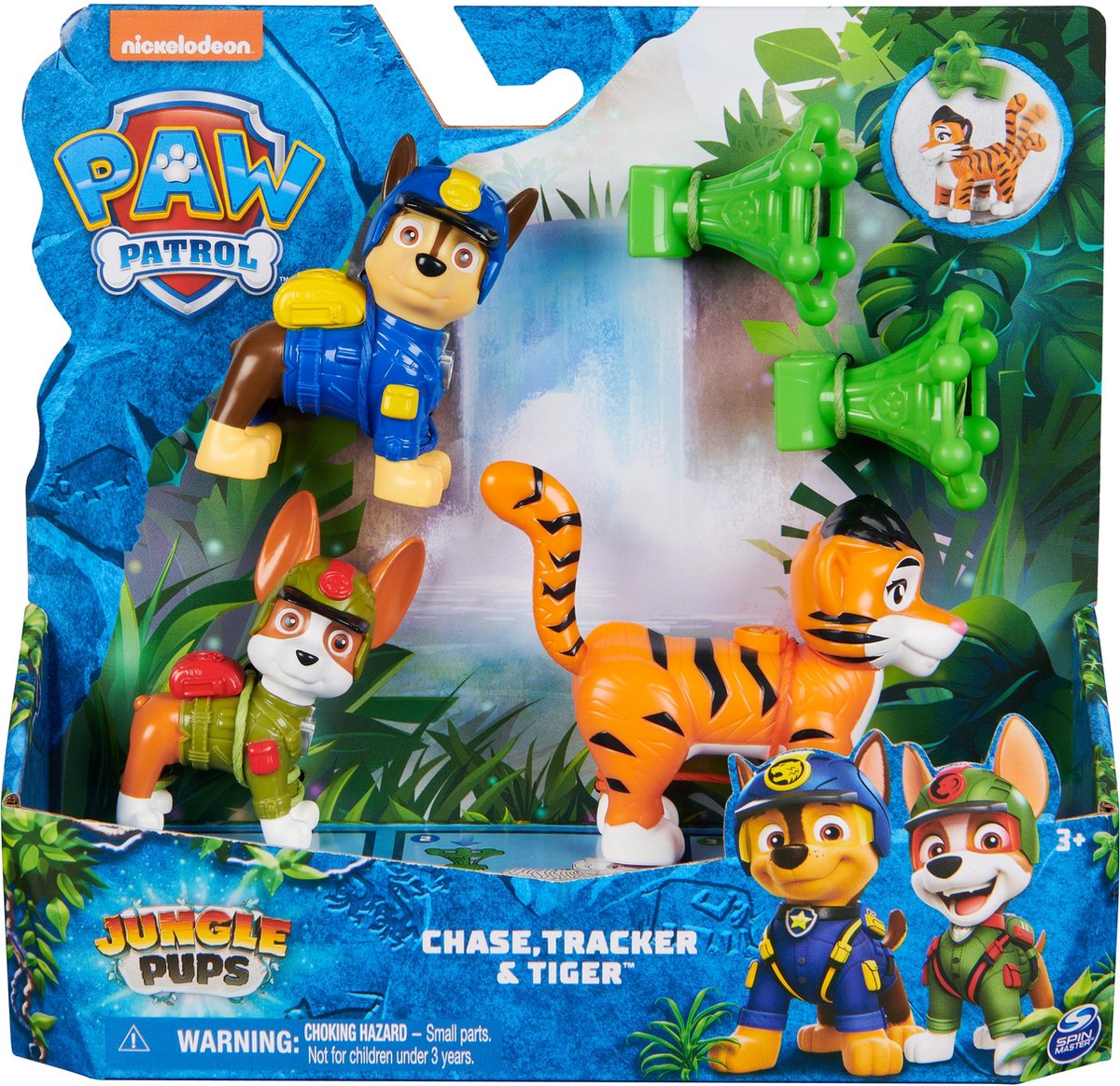 PAW Patrol jungle pups - speelfiguur met projectielwerper - stijlen kunnen verschillen