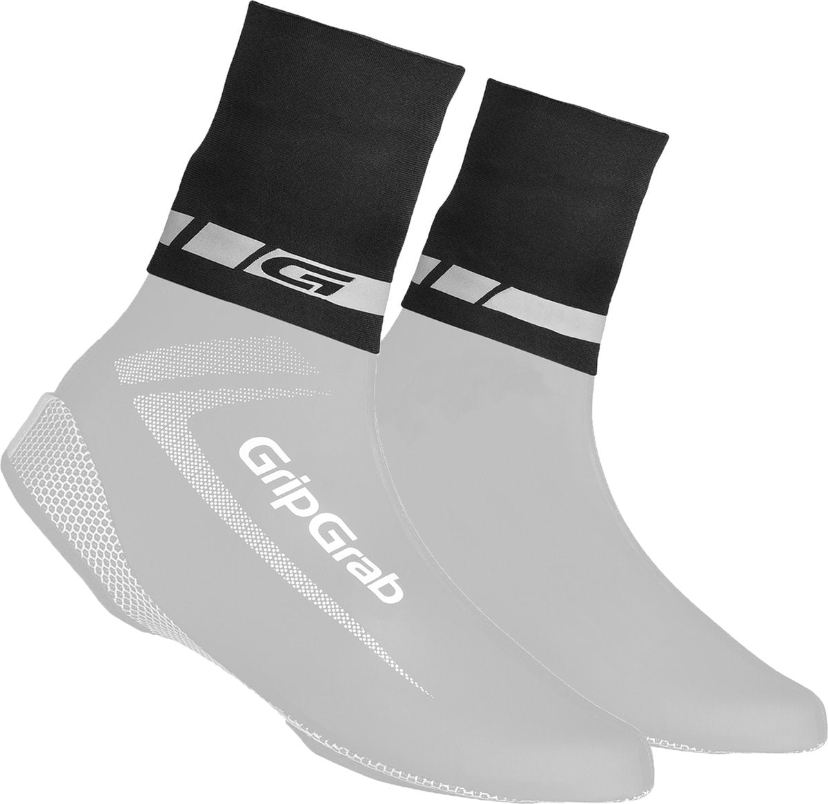 GripGrab - cyclingaiter regen wielren overschoenen cuffs neopreen manchetten - zwart - unisex - maat s m