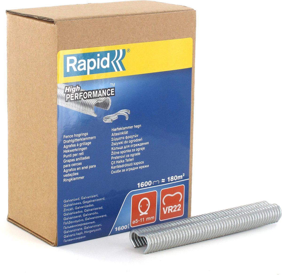 Tj Rapid 1600 gegalvaniseerde vr22-niees
