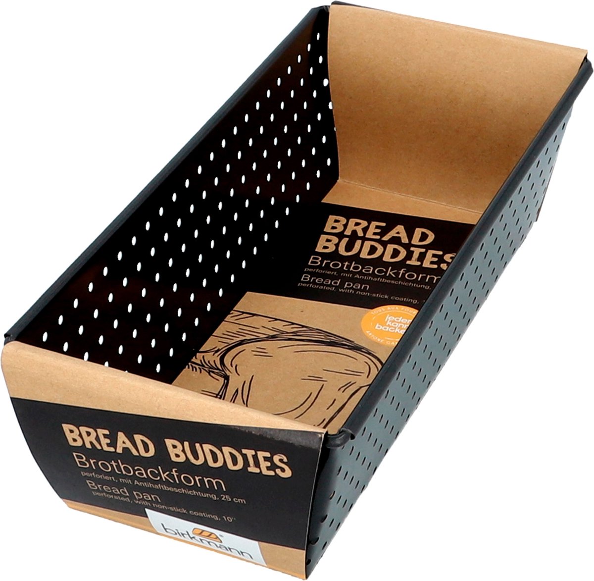 RBV Birkmann Birkmann bread buddies broodvorm - 25x11,5x7,5cm