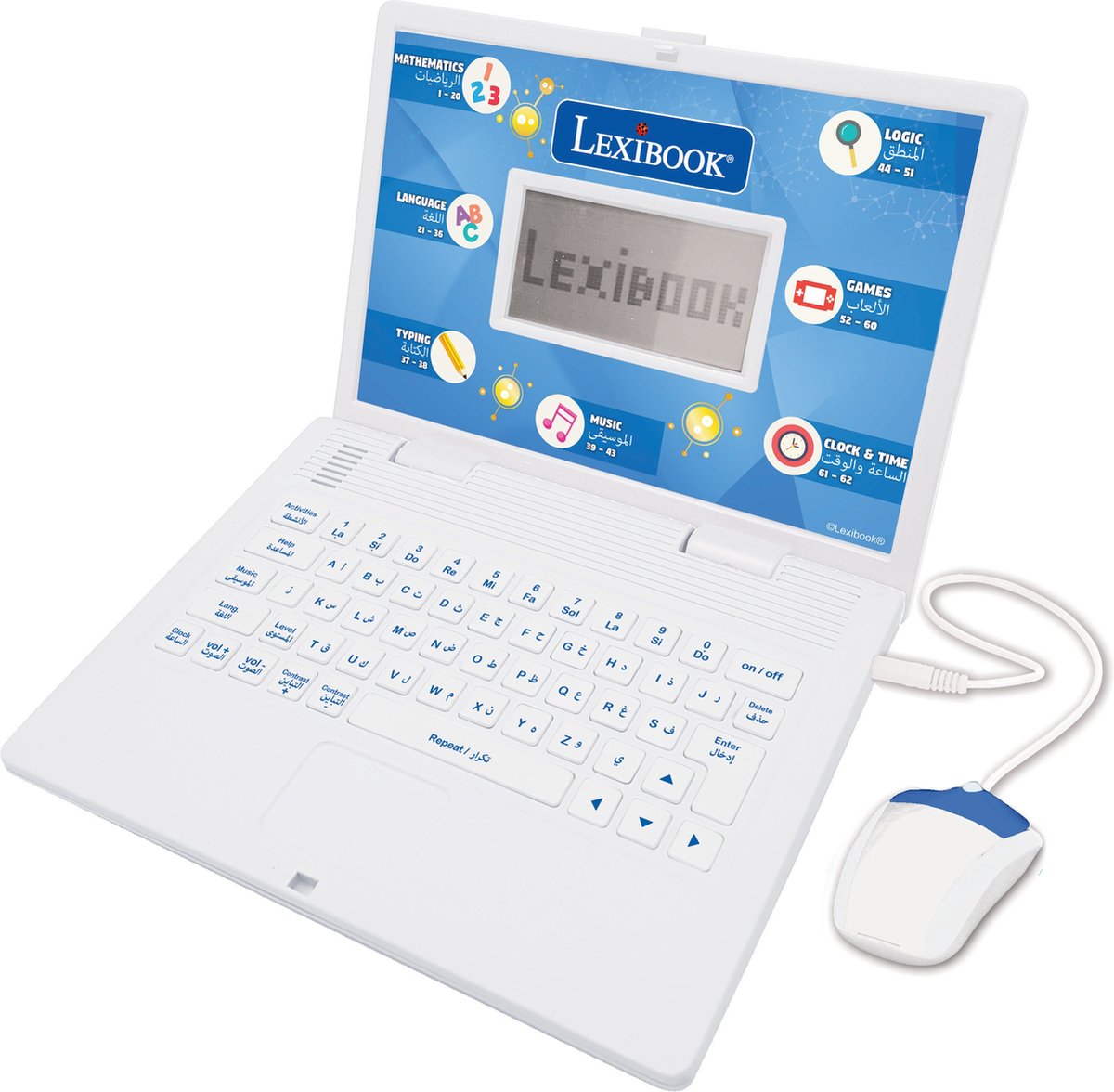 Lexibook Tweetalige educatieve laptop arabisch engels