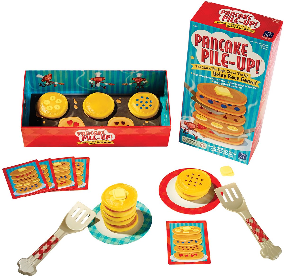 Learning Resources pancake pile-up! matchende estafetterace - 4+