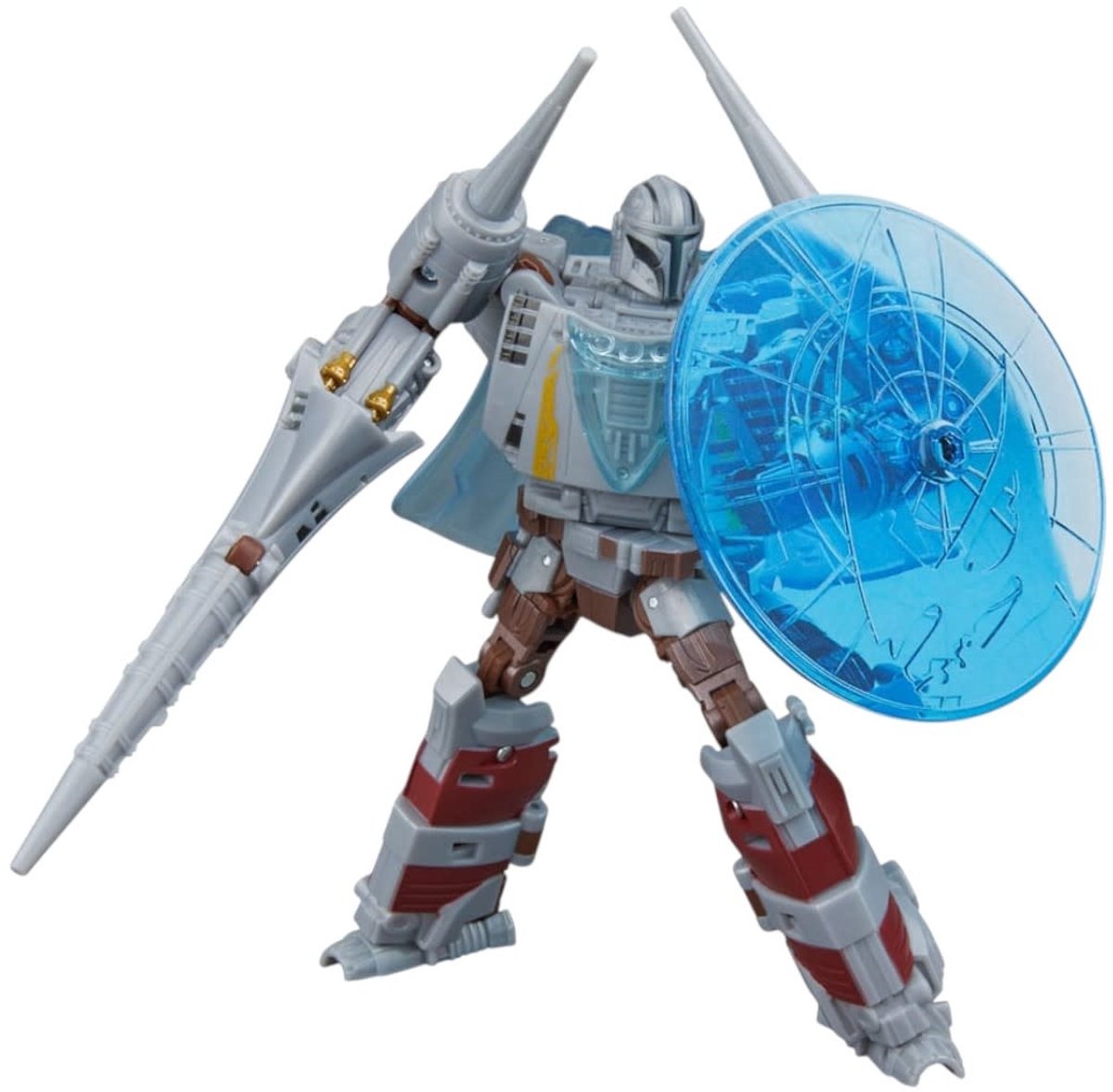 Hasbro Star wars x transformers action figure the mandalorian n-1 starfighter