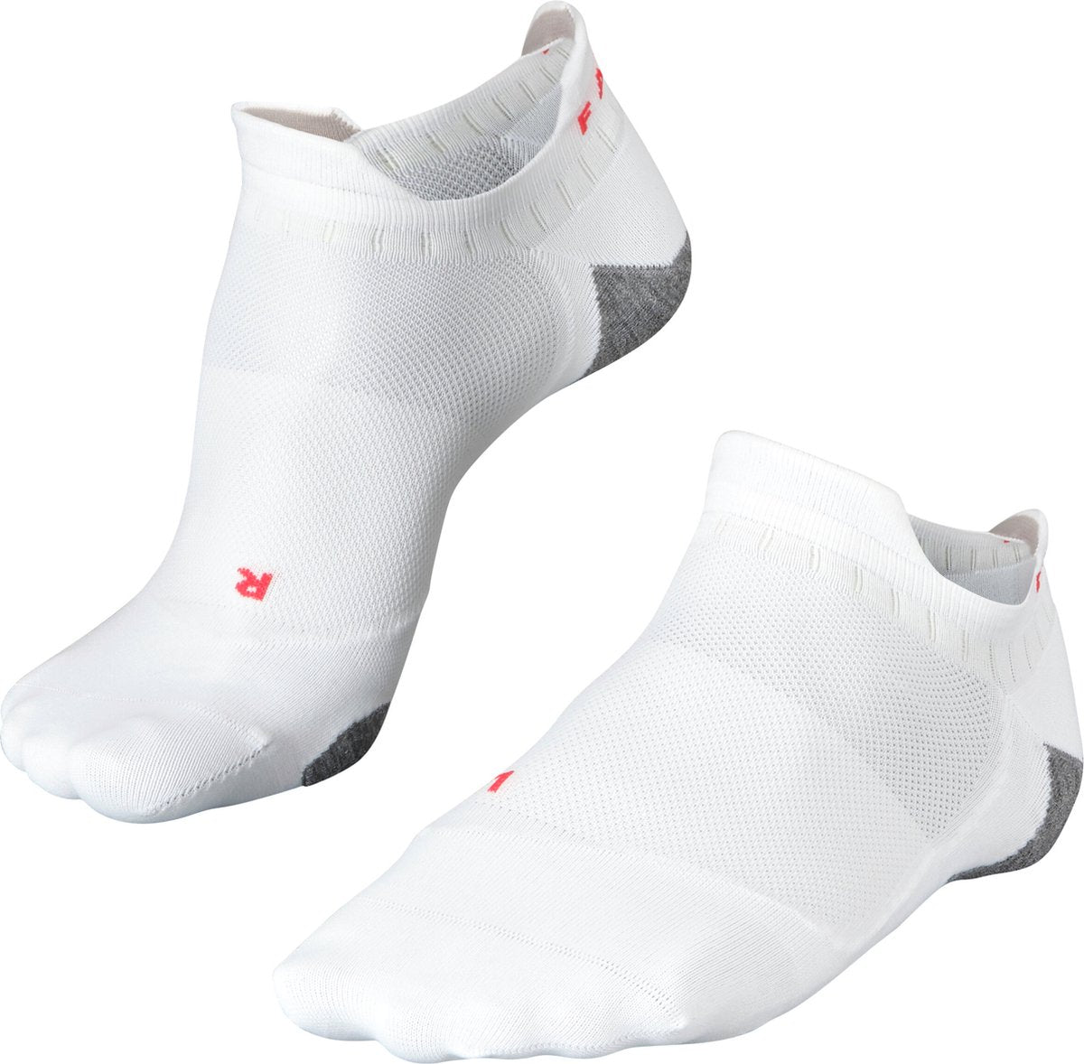FALKE ru5 race invisible anti-blaar functioneel materiaal hardloopsokken heren wit - maat 44-45