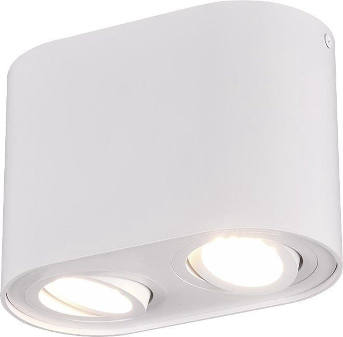 TRIO cookie plafonniere - 2xgu10 - metaal - mat wit