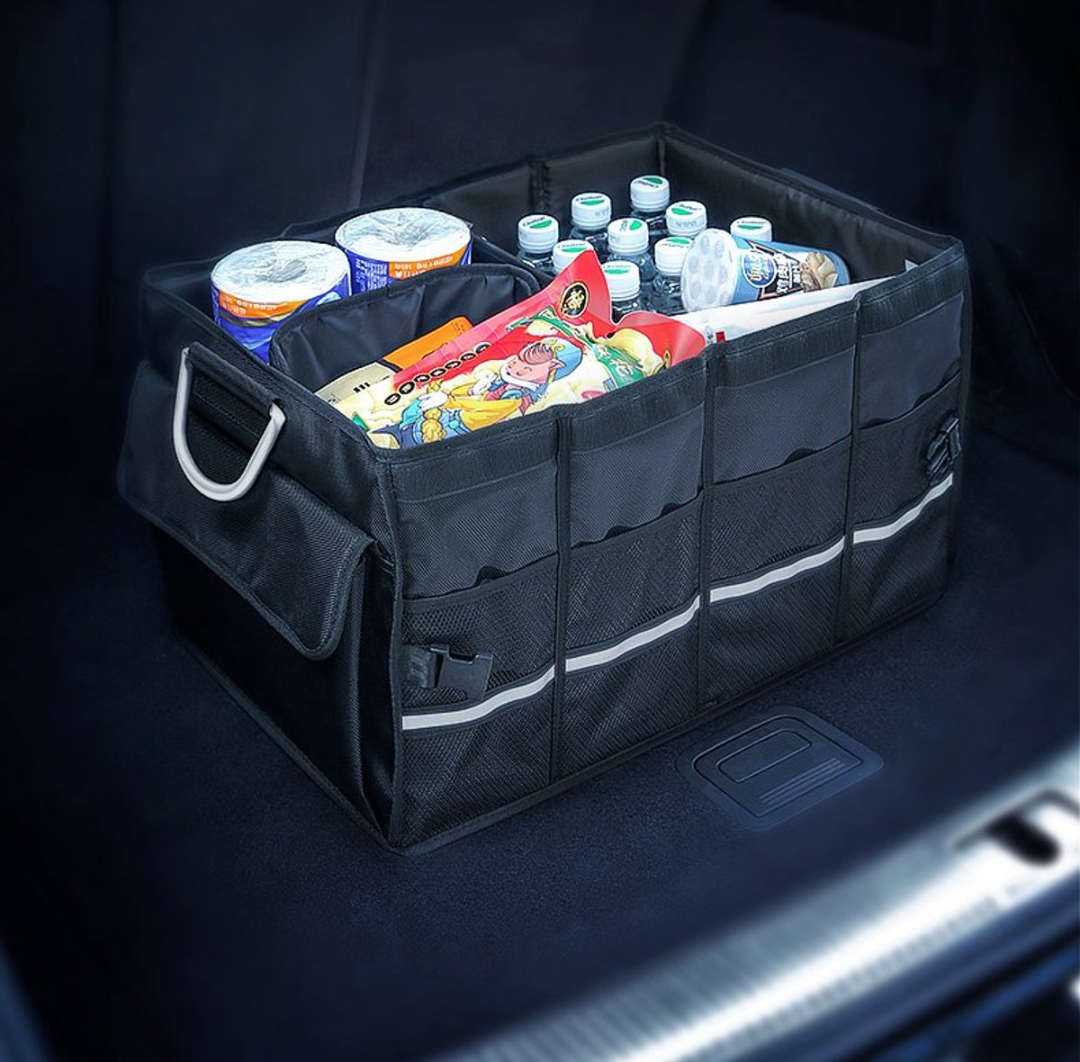 Merkloos Sans Marque Ugreen kofferbak organizer tas voor auto - auto organizer 55l - handig op het reis zwart (80710)