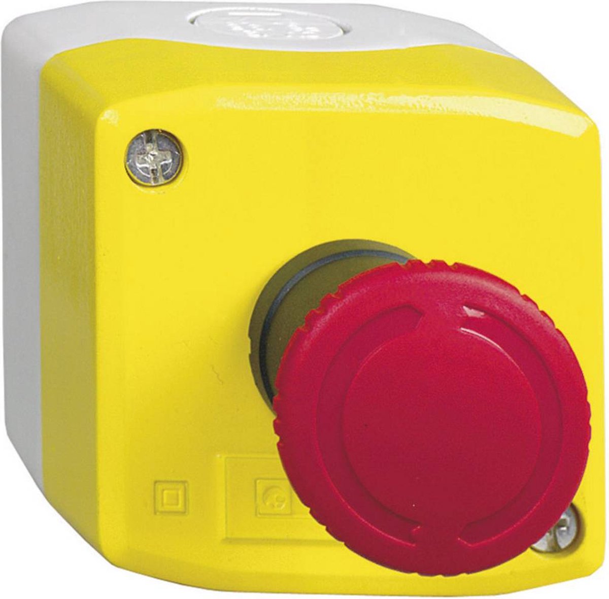 Schneider Electric harmony xalk178e paddestoelschakelaar in behuizing 120 v ac 6 a 1x nc, 1x no ip66 (conform en 60529)