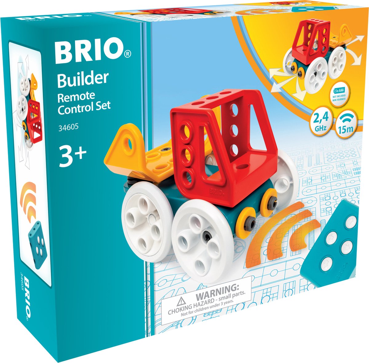 BRIO builder afstand besturingsset - bouw je eigen op afstand bestuurbare wagen