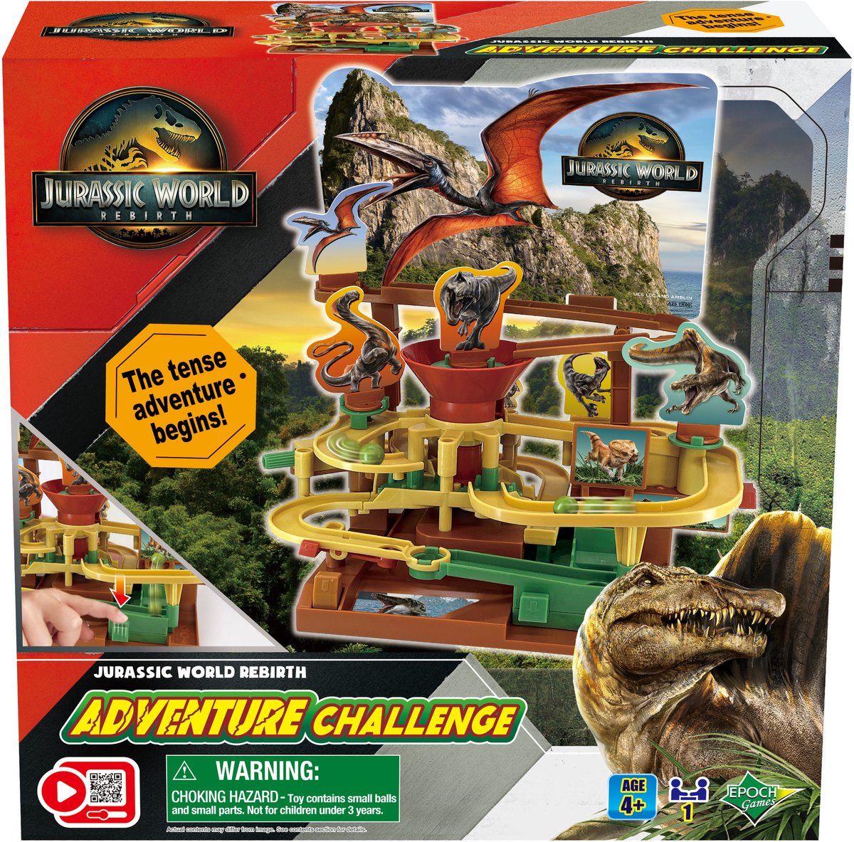 EPOCH Games Jurassic world adventure game- movie 7515