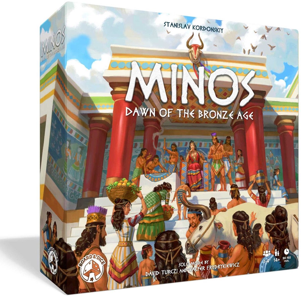 Board Dice Minos down of the bronze age - bordspel (eng)