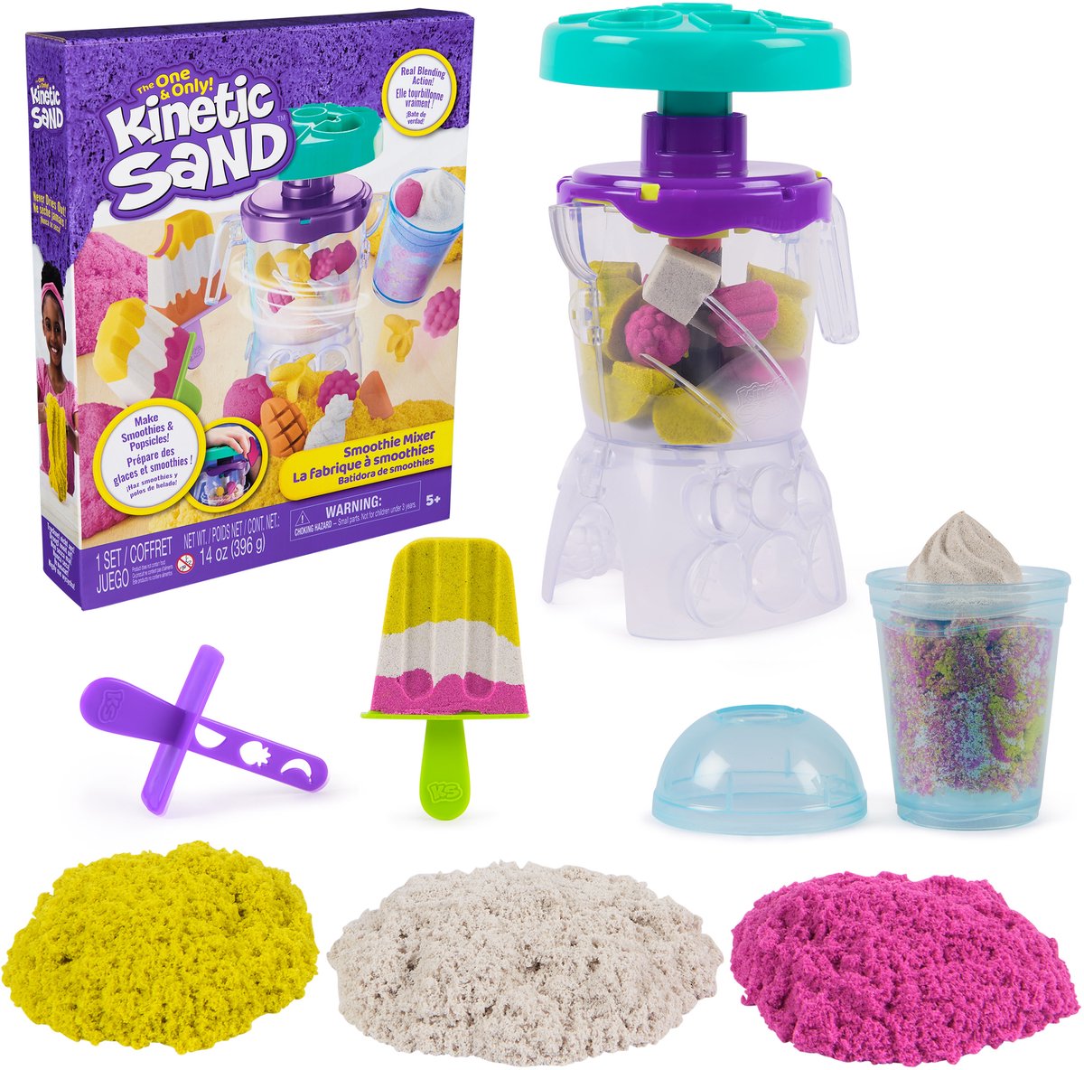 Kinetic Sand - smoothie mixer - creatief speelgoed