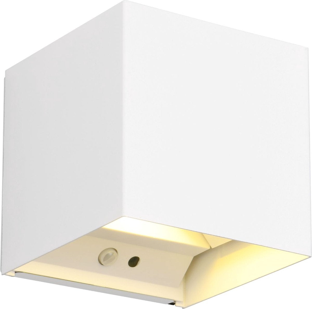 RL LIVE YOUR LIGHT Reality talent - wandlamp - wit mat - incl. 2x smd 1w - oplaadbaar - draadloos - beweginssensor - schemeringssensor - accuvoeding - buitenverlichting - ip44