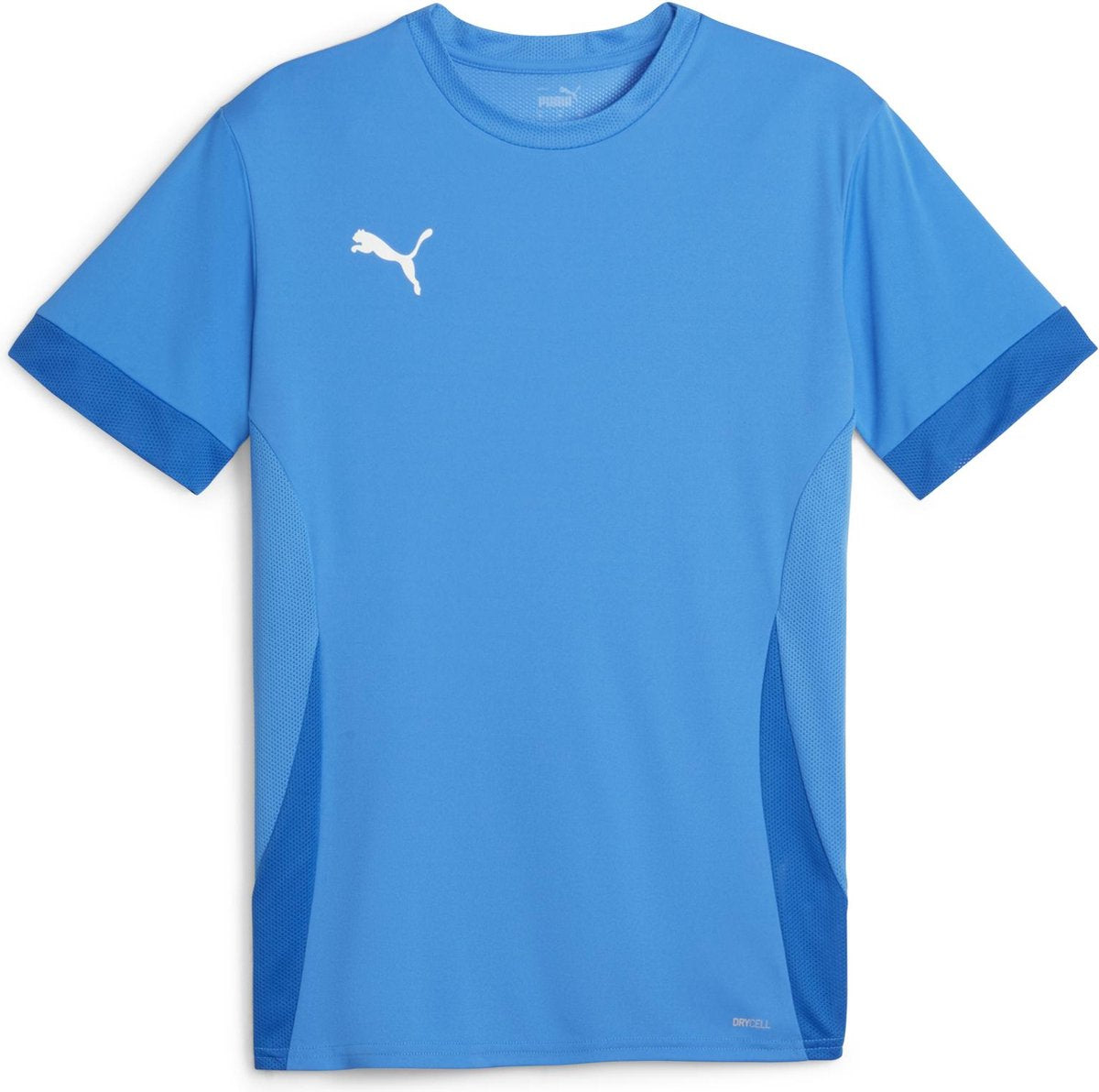 PUMA teamgoal matchday jersey jr unisex sportshirt - electric blue lemonade- white- team royal