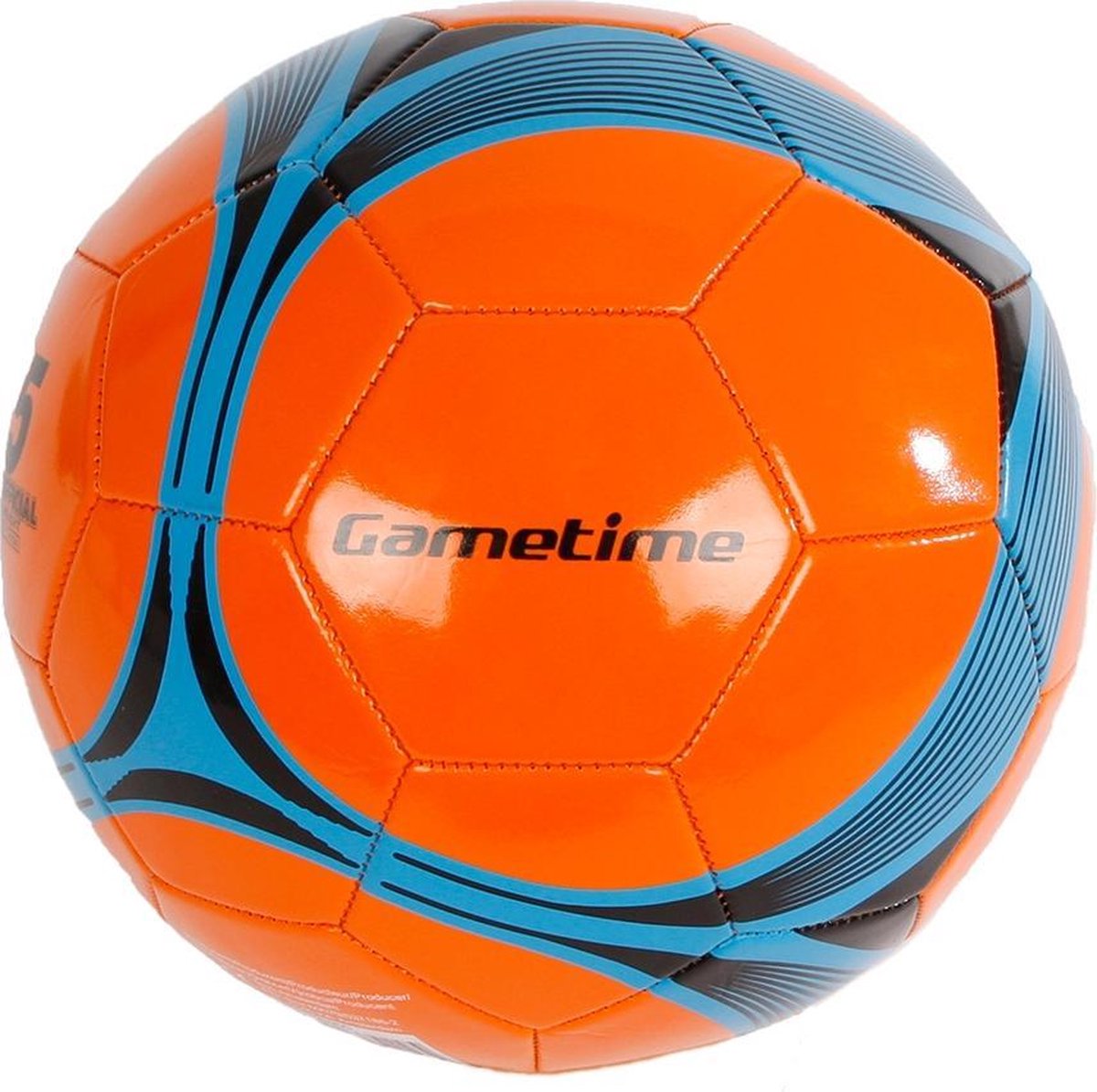 Gametime Voetbal oranje 280 gram - maat 5 - 19cm
