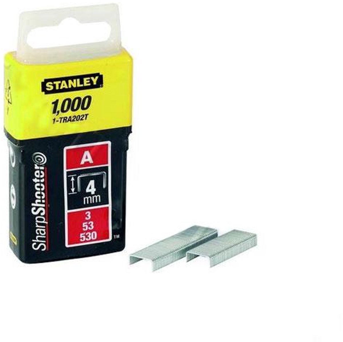 STANLEY nieten 6mm type a - 5000 stuks - 1-tra204-5t