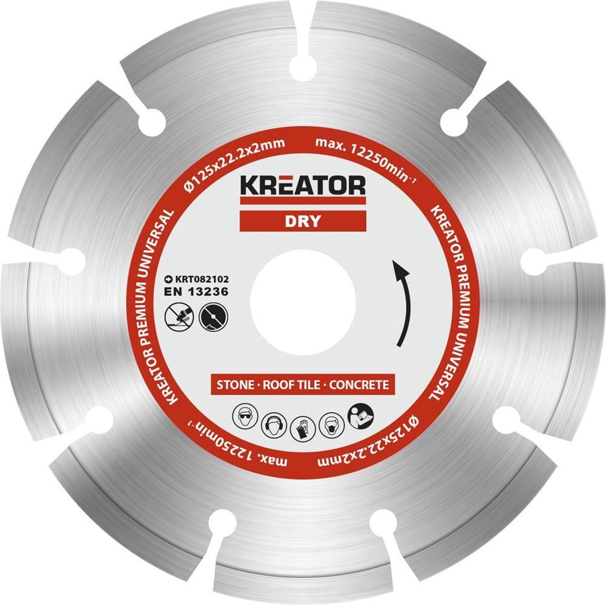 Kreator krt082102 diamantschijf d125 premium