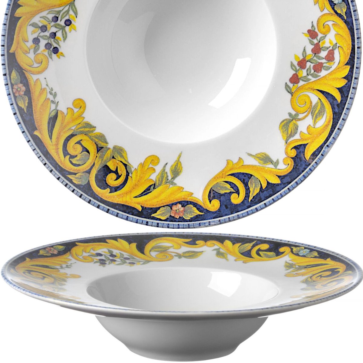 HENDI speciale barocco serie - pasta bord - 275mm diameter - 60mm hoogte - porselein