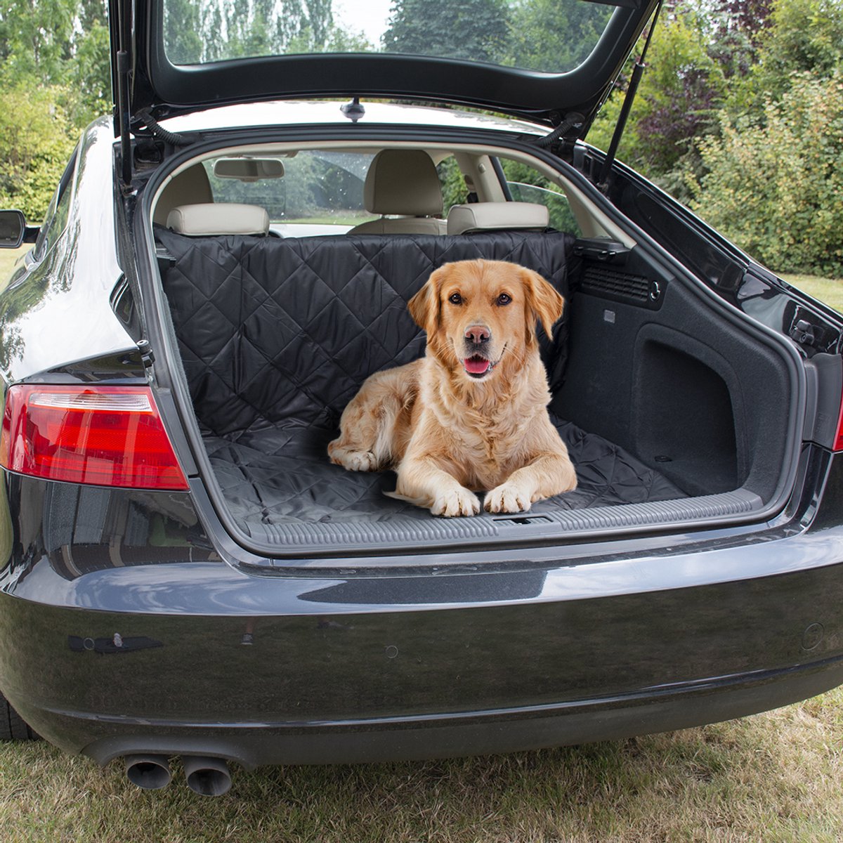 Duvo Plus - dierendeken - hond - comfy koffer beschermdeken 147x120cm zwart - 1st