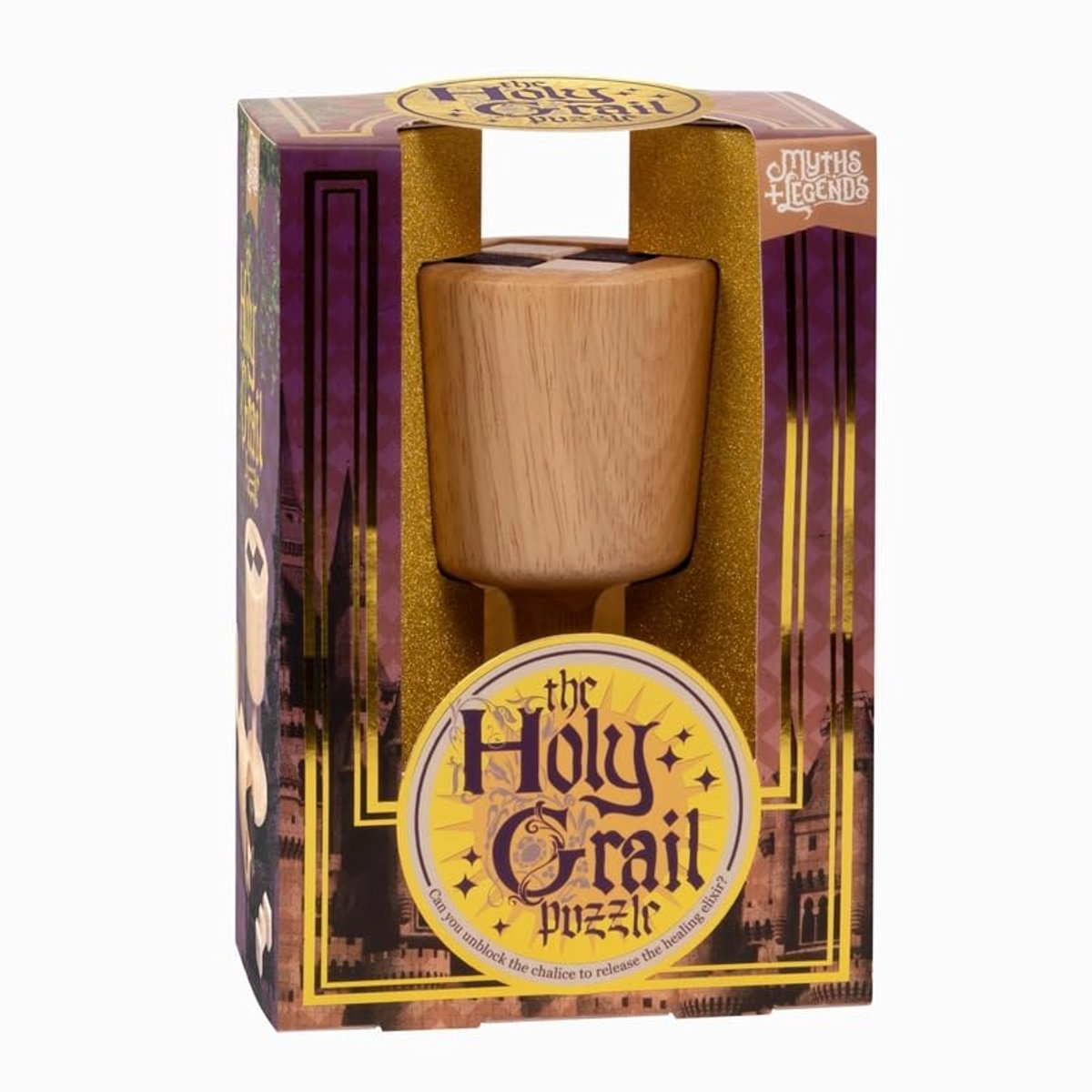 Professor Puzzle Puzzel myths and legends holy grail - educatief spel karton.