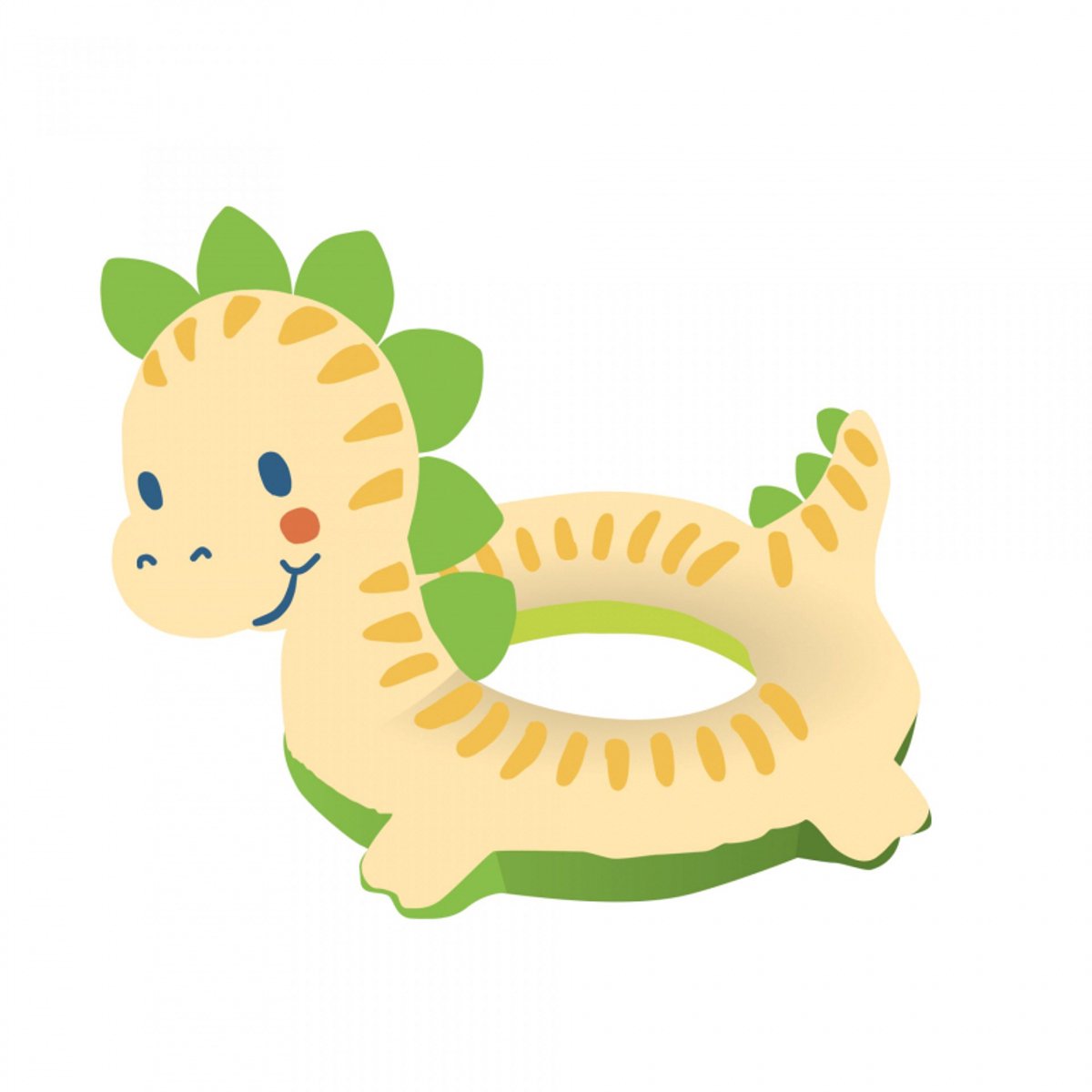 Heless Poppen dino zwemring, 35-45 cm