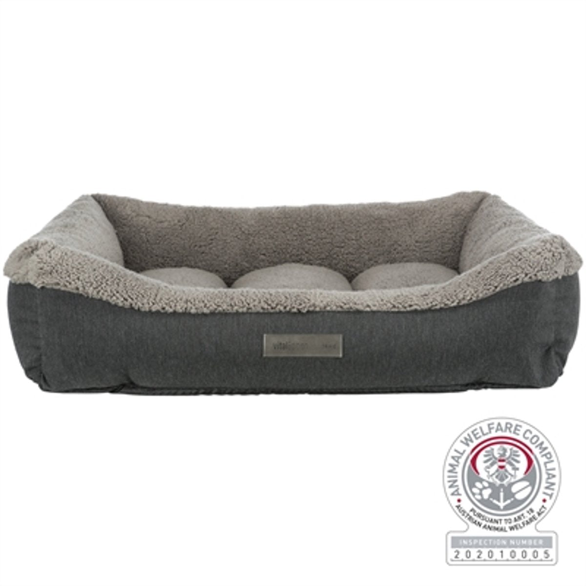 Trixie - vital hondenmand bendson - orthopedisch - grijs - 90x60cm