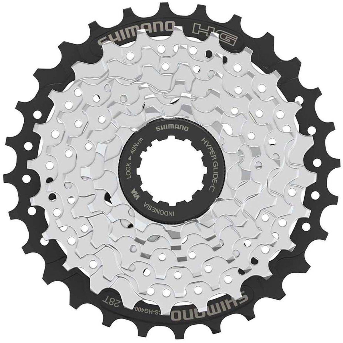 Shimano cs-hg400 altus fietscassette zilver 7s 11-28t