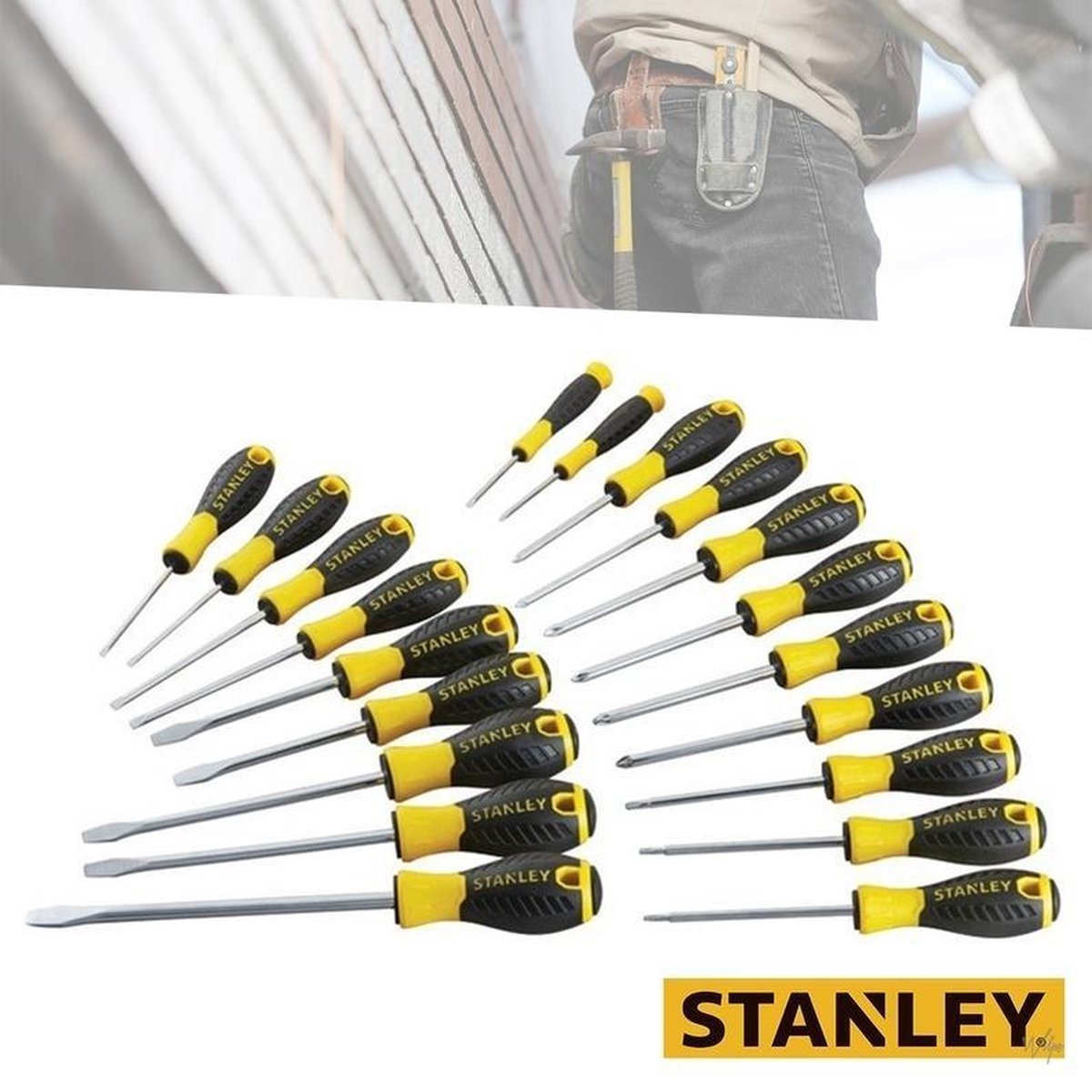 STANLEY - schroevendraaierset - 20 delig