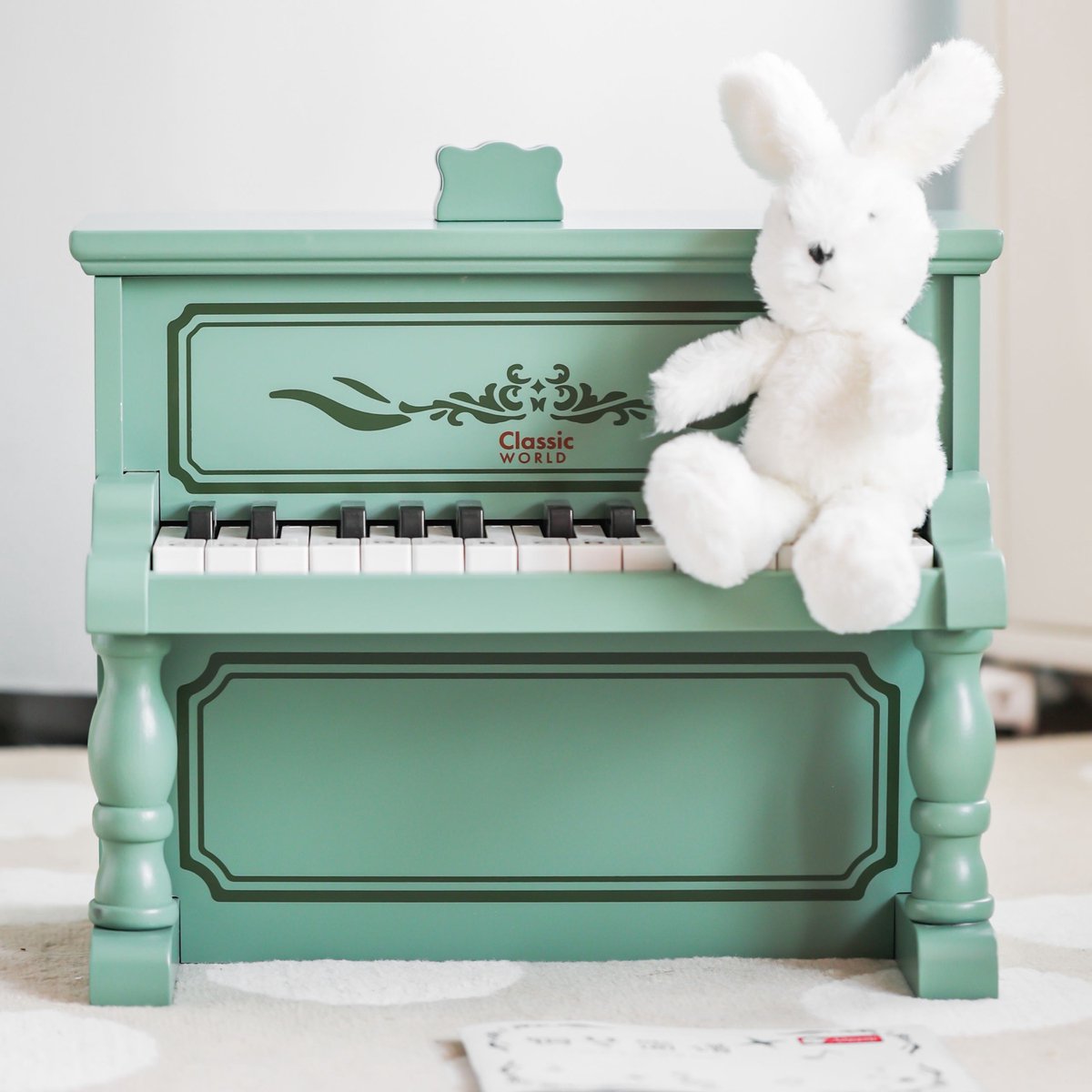 Classic World houten vintage piano