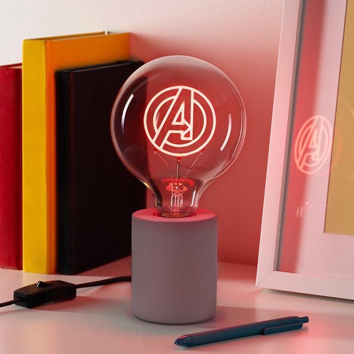 Paladone Products avengers neon led bulb logo lamps lights